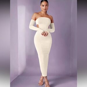 Long Sleeve Cut Out Dress